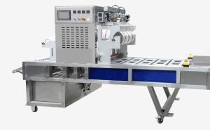 China PLC 3000Pcs/h Industrial Vacuum Packaging Machine Big Inline Type Automatic Sealer factory