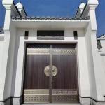 Security Rolling Wrought Iron Gate Doors Residential Outdoor 10 Gauge