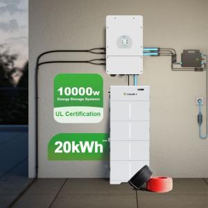 China UL Certificate Home Use 5kw 10kw 20kw Solar PV Storage LiFePO4 Lithium Battery factory