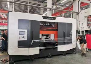 China Carbide Blade Guide CNC Horizontal Band Saw Good Stability 45kw Motor 1.5kw Hydraulic Motor factory