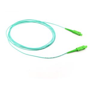 OD1.6mm SC/APC To SC/APC Single mode Simplex 3.5Mtrs G657A1 Patch Cord Fiber