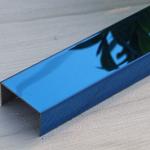 AISI 8K Stainless Steel U Profile L Shaped JIS Ceramic Tile Trim For Wall