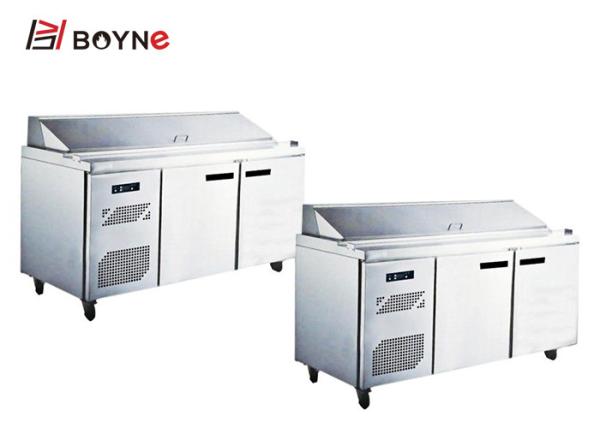 Salad Industrial Catering Fridge Air Cooling Durable Automatic Defrost System