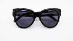 Black Celeb Cat Eye Women Ladies Sunglasses Oversized Retro Vintage Sunglasses