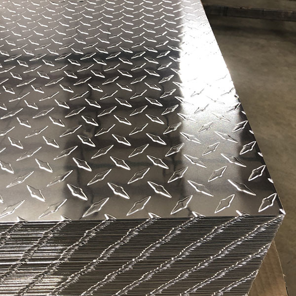 4 X 8 Aluminum Checkered Sheet Plate 0.5mm 1.0mm 1 Bar Aluminum Checkered Plate