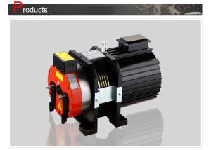 China Elevators Parts Gearless Traction Machine With Speed 0.5 - 1.0 M/S factory