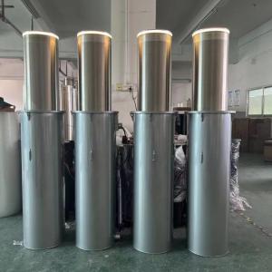 China OEM Pre Embedded Height 1110mm Automatic Rising Bollards For Driveways factory