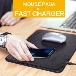 MOUSE PAD WIRELESS CHARGER New PU Leather Qi universal Wireless Charging Pad