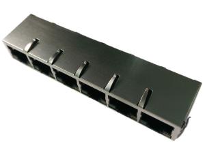 China 1840451-5 Tyco Gigabit Magjack 6Port Rj45 10/100/1000Base-T Lan 1840451-6 factory