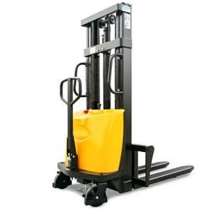 China 2 Tons Self Pallet Side Lifter Electric Stacker Semi Electric Amp Reclaimer factory