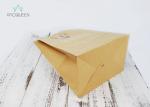Customized Brown Greaseproof Wrapping Paper Block Bottom Grease Resistant