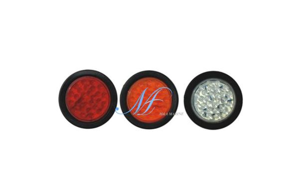 5024 CIMC 4 inch Round stop turn tail lamp DC12v or 24v LED Bus Truck Tail