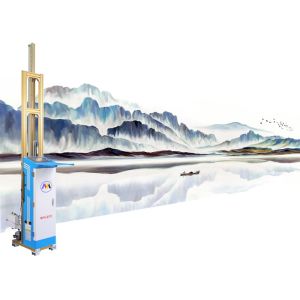 Dual Ultrasonic Sensor 3d Wall Printer Robot 2700mm Height Painting