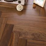 Eco Friendly Anti Aging Walnut Oak Maple Engineered Wood Flooring Customized