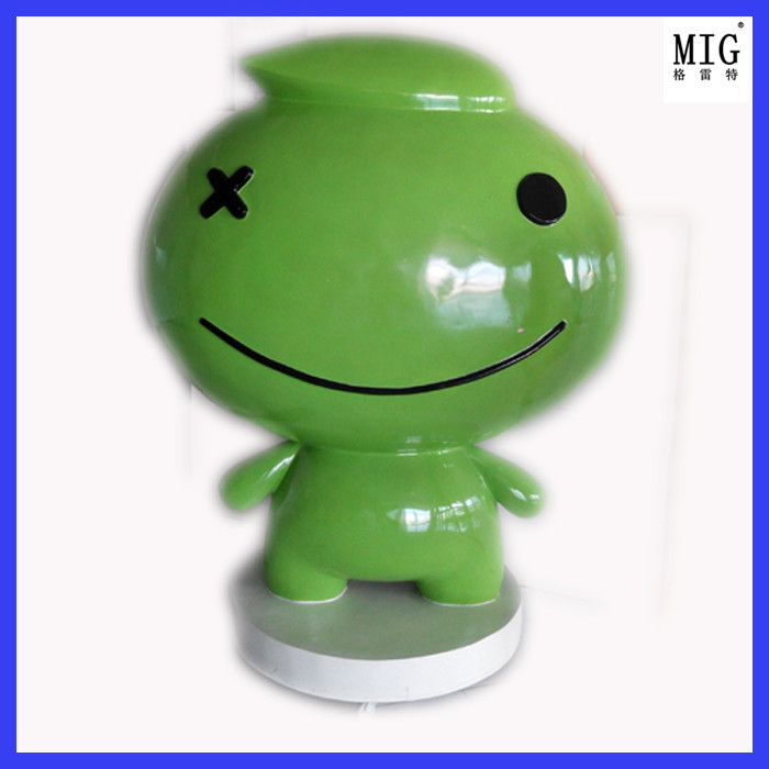 Hotel mall deco logo statue/sculpture decoration props customize size in building mall deco