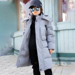 Bilemi Handsome Boy Duck Down Warm Coat Winter Jacket Fashion Kids Parka for