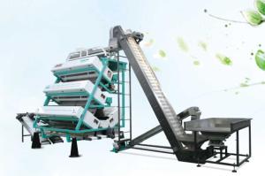China Automated Tea Color Sorter Machine Self Design High Frequency Ejectors factory
