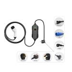 EU Plug French UK US Connectors 16A Portable EV Charger AC/DC For Electric