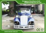 Elegant Blue Electric Classic Cars 6 Seater Electric Vintage Car