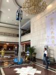 Compact protable 10 m Aluminum Alloy single mast lift vertical mast lift manlift