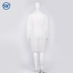 S&J Factory Price Nonwoven Disposable PP white Lab Coat Non woven for Kids or