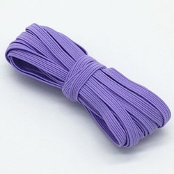 Wholesale flat elastic band tape for note book 6mm bundle packing elastic band