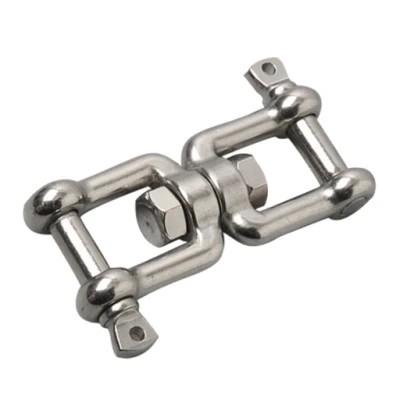 Lifting And Connecting Stainless Steel Precision Casting Double Jaw Swivel Eye