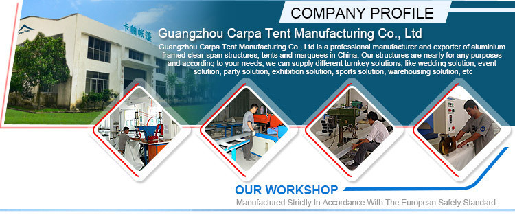 Aluminum Large Pagoda Tents With Glass Wall / Outdoor Event Tent