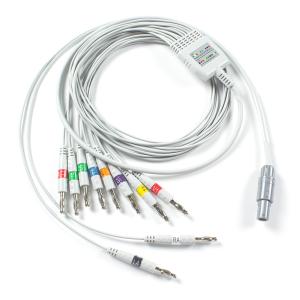 China Compatible for Welch Allyn EKG Cable AHA Banana for PCR 100 Resting ECG, SE-PRO-600 Cardioperfect Pro Recorder factory