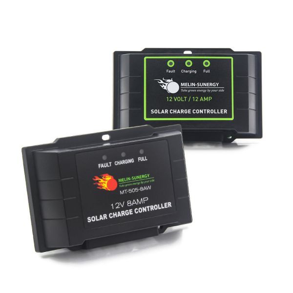 Compact 8A PWM Solar Charge Controller with LED Indicator and 2 Years Warranty