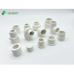 China High Thickness PVC ASTM Sch40 Pipe Fittings Schedule 40 Tee for Water Supply Pressure on sale