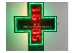Hospital Text / Animation Outdoor LED Pharmacy Cross Display , P 16 Full Color