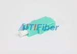 LC PC Multimode Fiber Optic Adapter with PBT Beige Color Housing