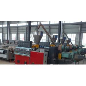 Full Automation Wood Plastic Composite Extrusion Line With Laminating Machine
