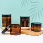 Wholesale Empty Plastic Cosmetic Container Round Body Cream Jar 150 g 200g 250g