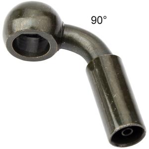 China Crimp Style 45 Degree Banjo Fitting For Brake Hose Assembly Zinc Plated factory