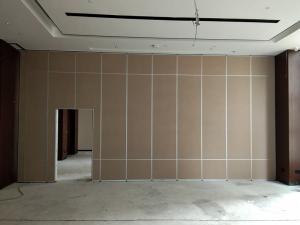China Soundproof Acoustic Wall Partitions / Operable Sliding Wall Dividers In United States factory