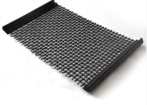 China 65Mn Carbon Steel Vibrating Wire Mesh Screen Plain Twill Weave For Crusher Machine factory