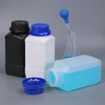 Plastic Screw Cap 1000ml Wide Mouth HDPE Plastic Square Bottle for FERTILIZER