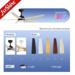 1stshine ODM OEM LED Light Ceiling Fan with REACH Certificate and Colorful ABS