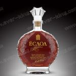 700 ML Crystal White Flint Glass Vodka Liquor Bottle for Luxury Spirit and