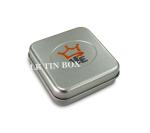 Embossed Square Small Metal Tins Boxe Printing for Durex Condom Safe Sex