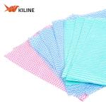 Customizable Reusable Kitchen Towel Roll Color Coded Cleaning Cloths 80gsm