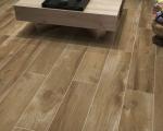 Yellow And Gray 200x1000mm Antibacterial Wooden Porcelain Strips Indoor Floor