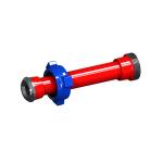 Integral straight line pipe, pup joint, straight flow pipe