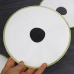 Water Treatment PVDF Round DTRO Membrane Disc 75 Bar 120 Bar 160 Bar