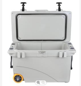 China Heavy Duty 45L Rotomoulded Wheeled Ice Chest Food Grade Material factory
