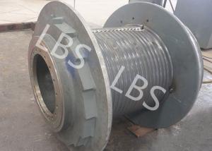 China High Efficient Tower Crane Wire Rope Winch Drum Single Drum 220V factory
