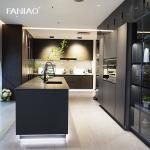 Customized Lacquer Kitchen Cabinet With PVC Door Panels Bespoke Kitchen System