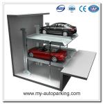 2,4,6 Cars Automatic Car Garage Lift for Basement/Underground Hydraulic Car Lift